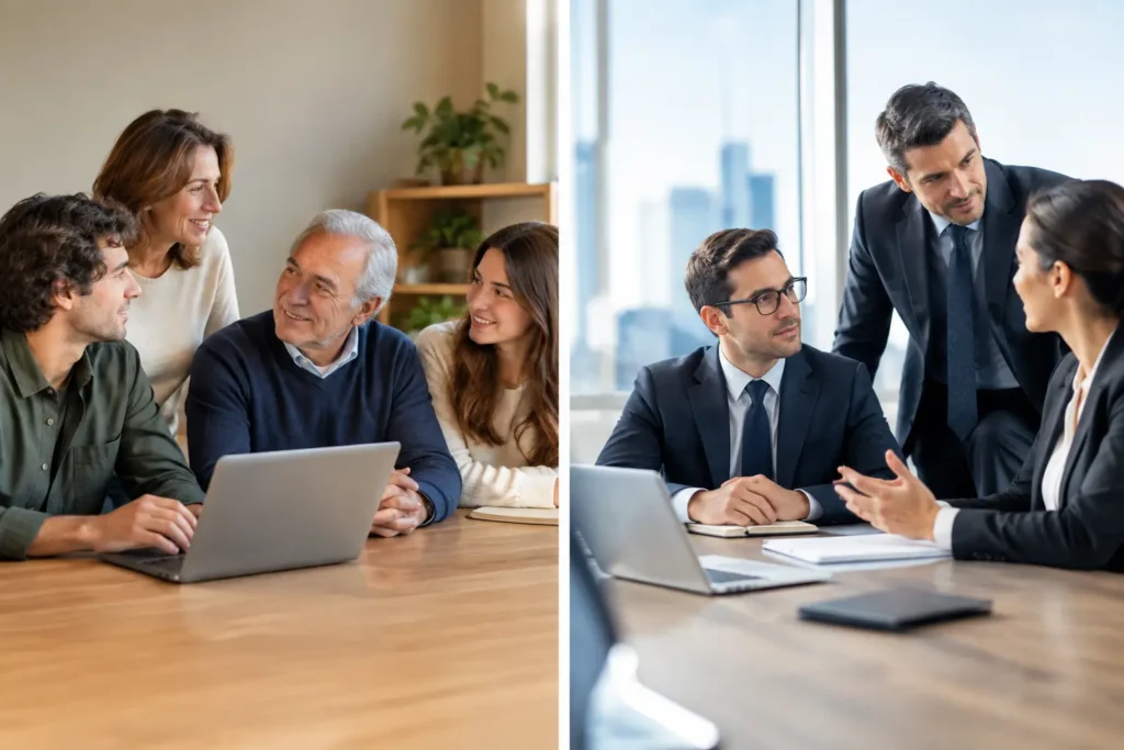 Empresa familiar vs empresa institucional: qué cambia