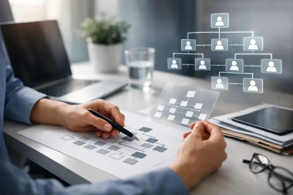Guía para diseñar organigramas escalables